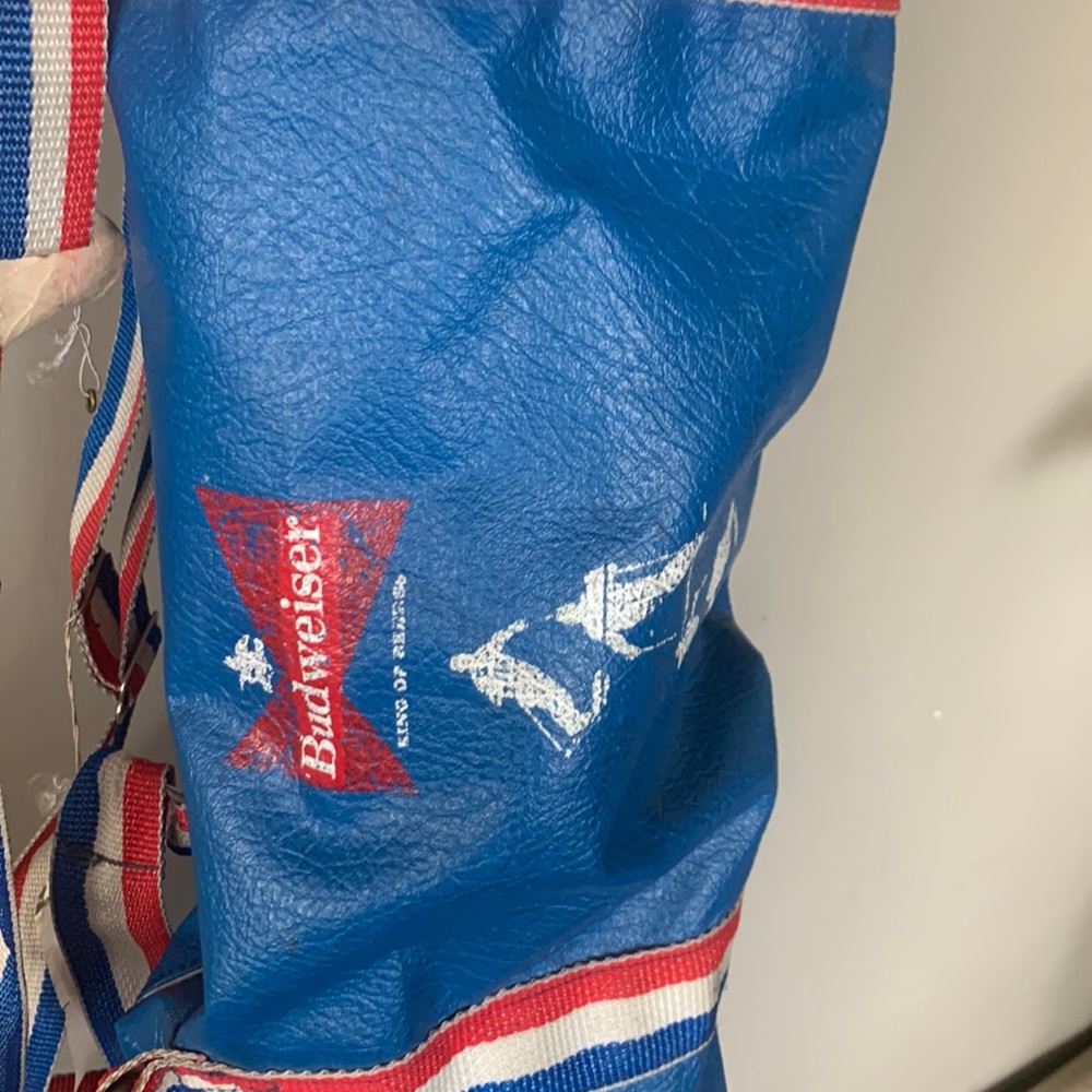 Vintage Budweiser mens ski bag